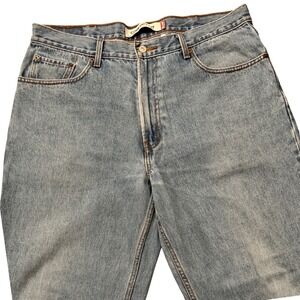 Levis 560 Comfort Fit Jeans Men 38x32 Light Wash Blue Denim Tapered Leg 560-4891